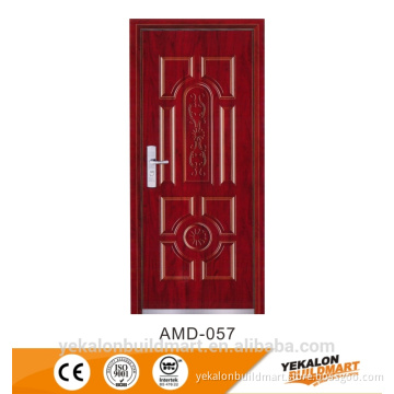 Yekalon AMD-057 melamine finish Armored security stainless steel door design